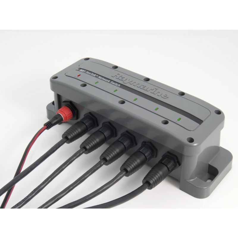 Raymarine network switch HS5 SeaTalk HS with Raynet connector A80007