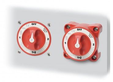 Blue Sea BS 5511e dual circuit plus battery master switch with 3 positions