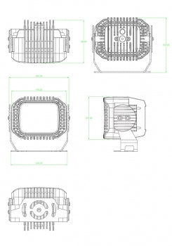 LED deck spotlight model WL1101