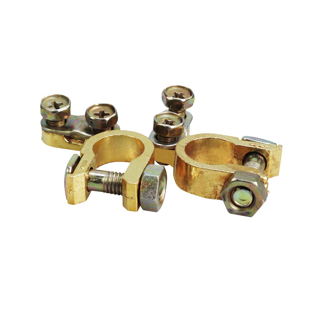 Battery pole clamp set 