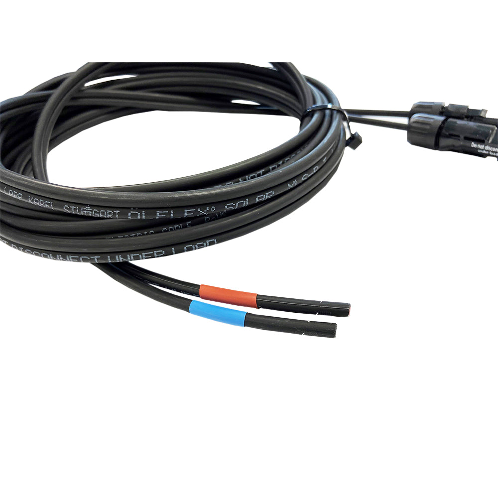 5m 6mm² professional connection cable solar module to solar charge controller