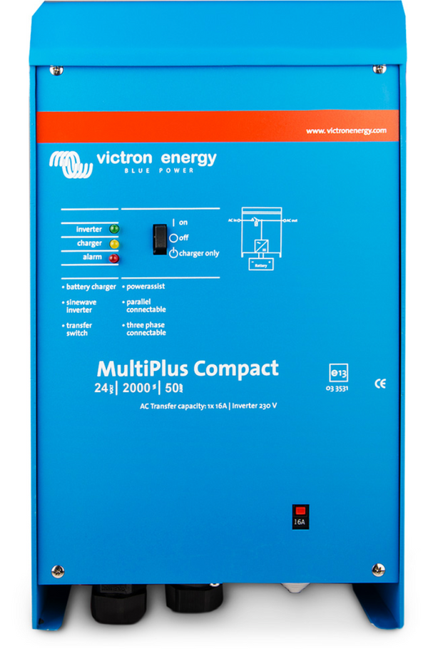 Victron Multiplus C 24/220-30 24V 230V 1600W 4000W Inverter 50A Φορτιστής