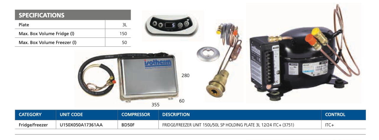ISOTHERM 3751 SP cooling/freezer system ITC+