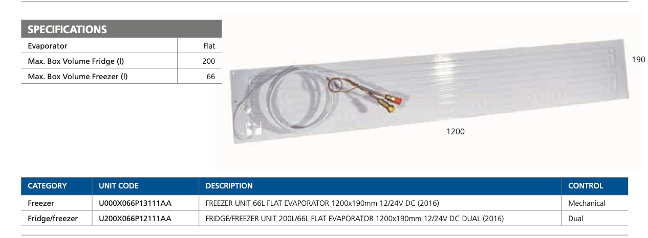 ISOTHERM 2013 Compact Classic cooling/freezer system 12/24V