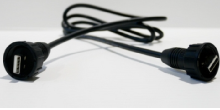 The q Experience Q Gen2 Aux Monitor USB A-A Cable, 1m