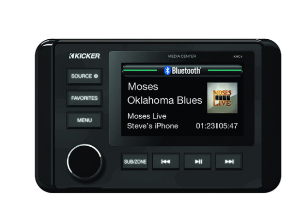Kicker Marine Audio 4-channel source unit