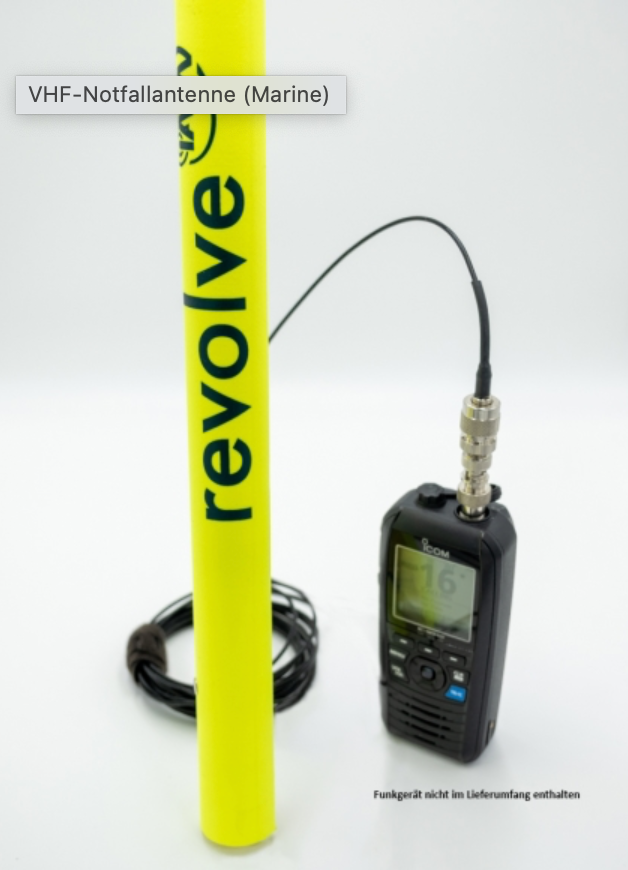 Revolve rollable VHF emergency antenna 2.5m