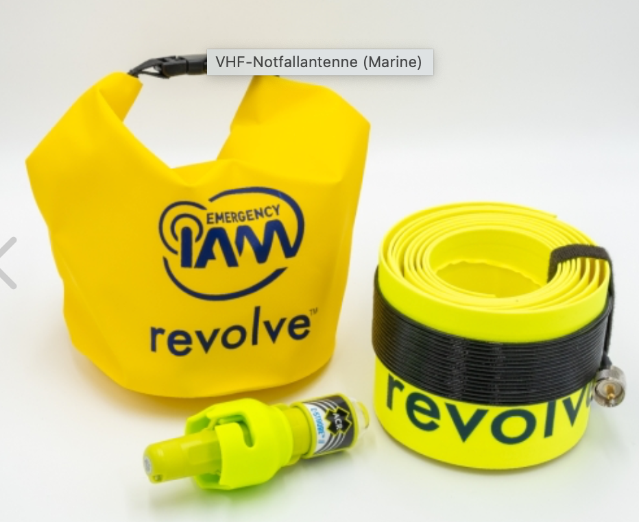 Revolve rollable VHF emergency antenna 2.5m