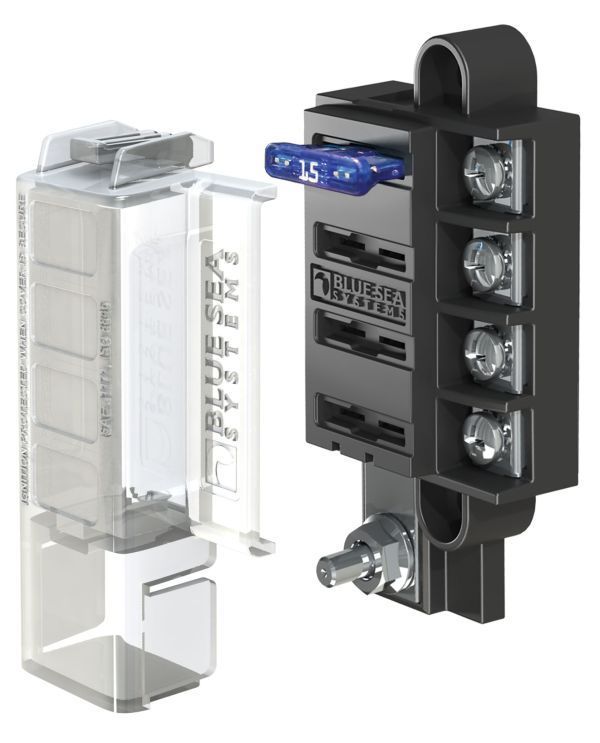 Blue Sea - 4 circuits - Mini fuse box