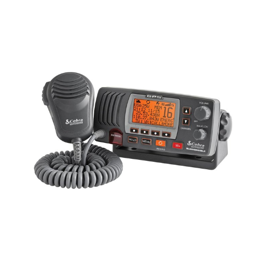Cobra VHF built-in radio MRF77 grey