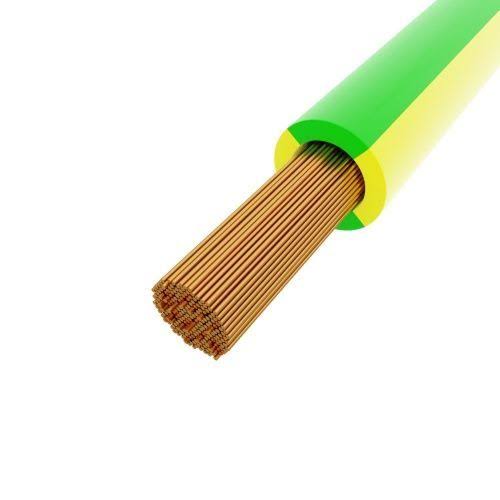 Lapp 07V-K 1X16 GNYE grounding cable green-yellow 16mm² flexible - copper cores - sold by the meter 