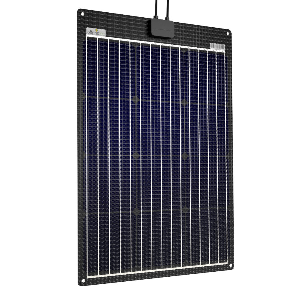 Offgridtec® ETFE-AL 120W V2 semi-flexible 18V solar panel 