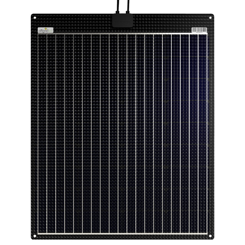 Offgridtec® ETFE-AL 120W V2 semi-flexible 18V solar panel 