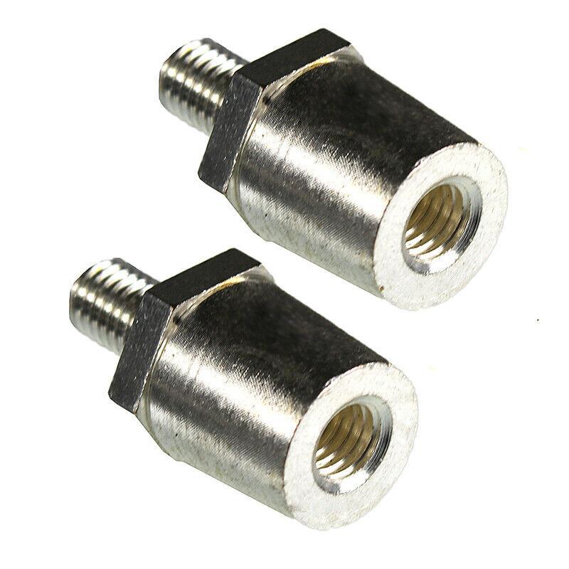 Battery pole adapter pair with external thread M6 