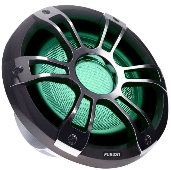 Fusion SG-SL102SPC 10" Marine Signature Subwoofer, grau, 600 W, LED CRGBW