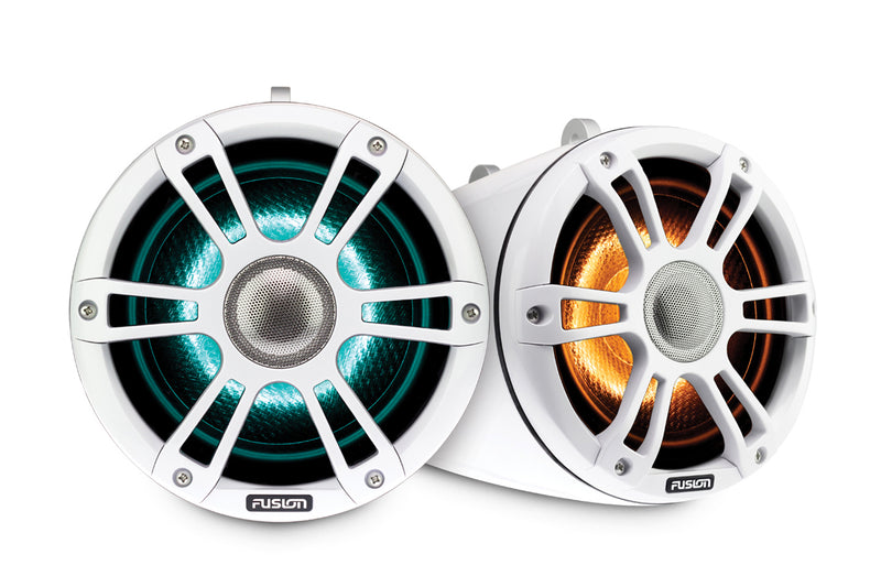 Fusion SG-FLT772SPW Tower Speakers 7,7" Signature Sports weiß (Paar) 280W LED CRGBW