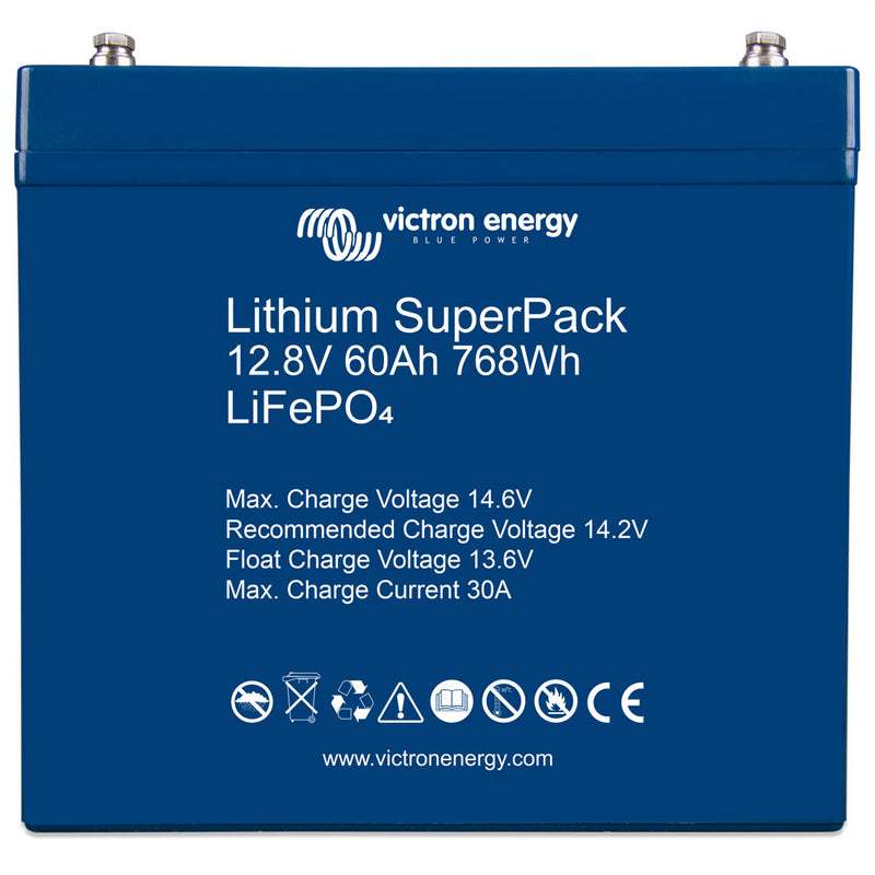 Victron Lithium LifePo4 Superpack 12.8V/60AH (M6)