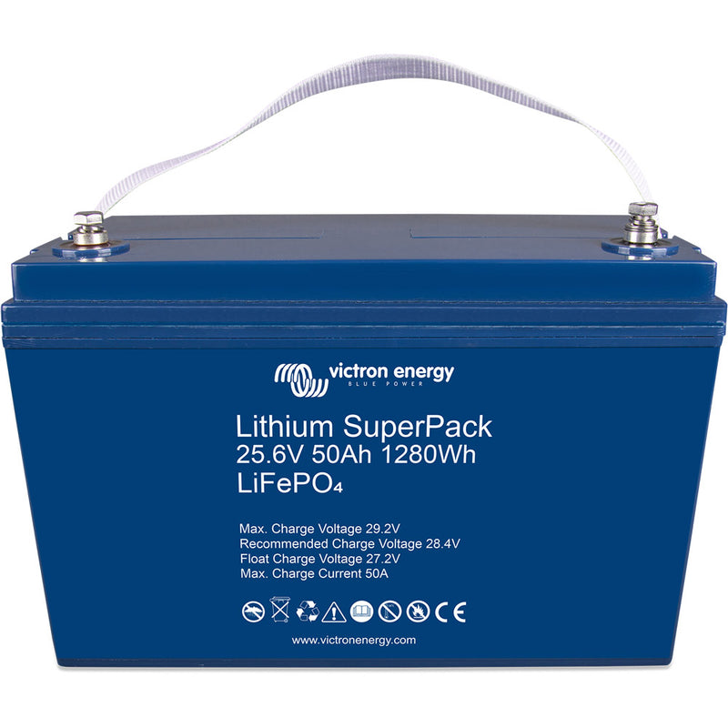 Victron Lithium LiFePo4 SuperPack 12,8V/100Ah (M8) Hochstrom