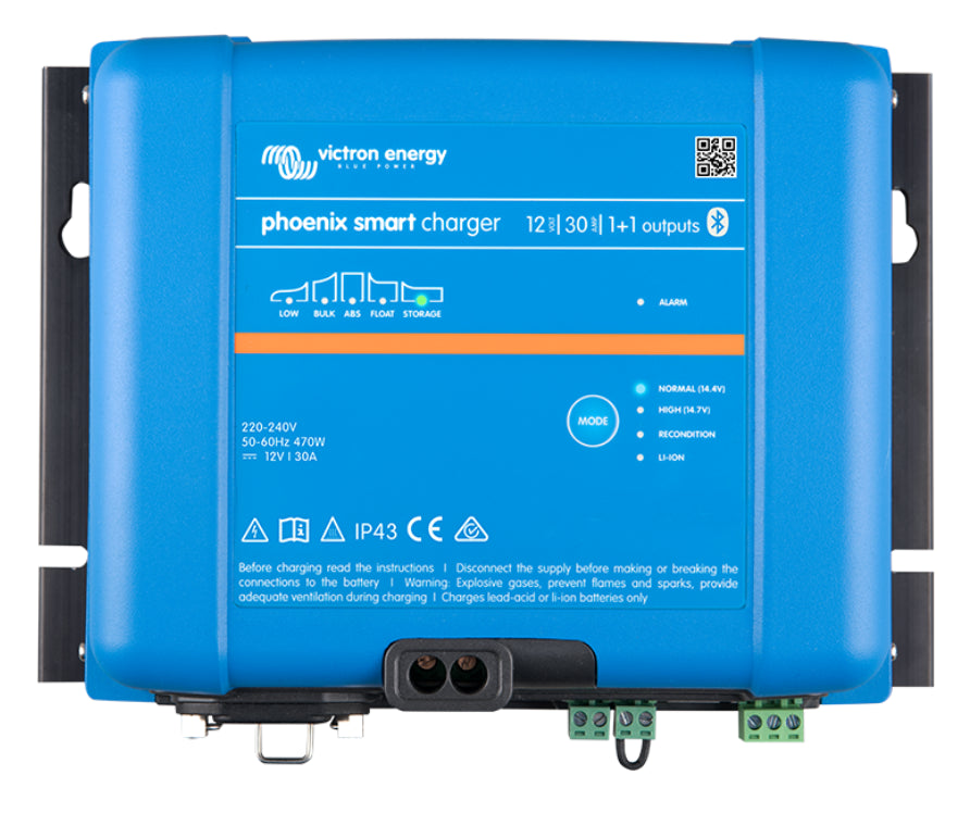 Victron Phoenix Smart IP43 Charger 12/30 (1+1) 120-240 V