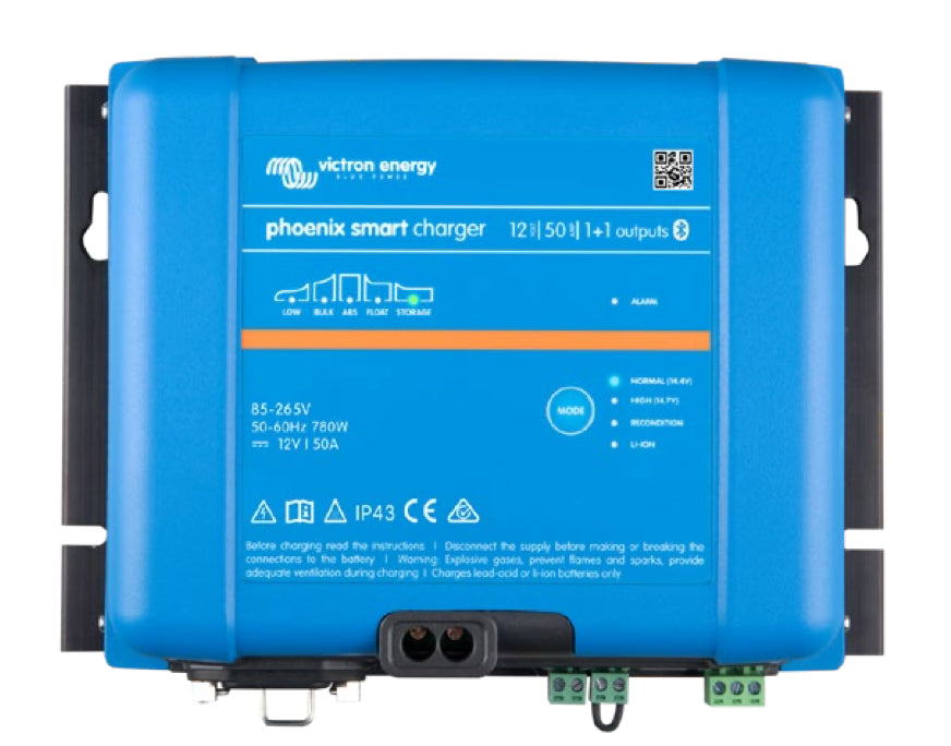 Victron Phoenix Smart IP43 Charger 12/50 (1+1) 120-240V