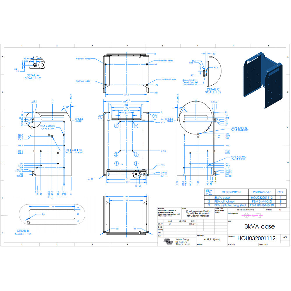 Victron Quattro 12/3000/120-50/50