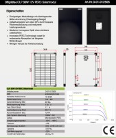Offgridtec® OLP 30W V2 Ηλιακό Πάνελ 23V τεχνολογίας Shingle PERC