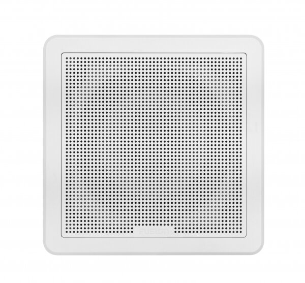 Fusion FM-F77SW - 7.7" 200W Square Flush-Mount Speaker in White/Black