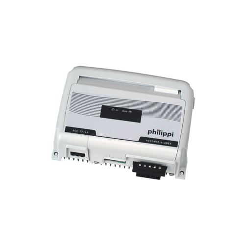 Philippi ACE 12/44 Landstrom Ladegerät ohne Lüfter 12V 40A 4 Ausgänge