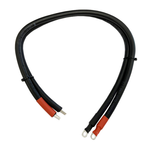 Καλώδιο σύνδεσης μπαταρίας 0,6m 10mm² για Inverter σειράς Victron Phoenix 250VA - 500VA για ακροδέκτη μπαταρίας M6