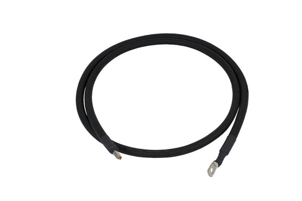 Batterie Verbindungskabel 25mm² Ø12,7-15,8mm, M8 O-Ringkabelschuh einseitig, H07 RN-F -schwarz- 150cm