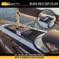 SUNBEAMsystem Tough Black filler 0W incl. 3M adhesive tape