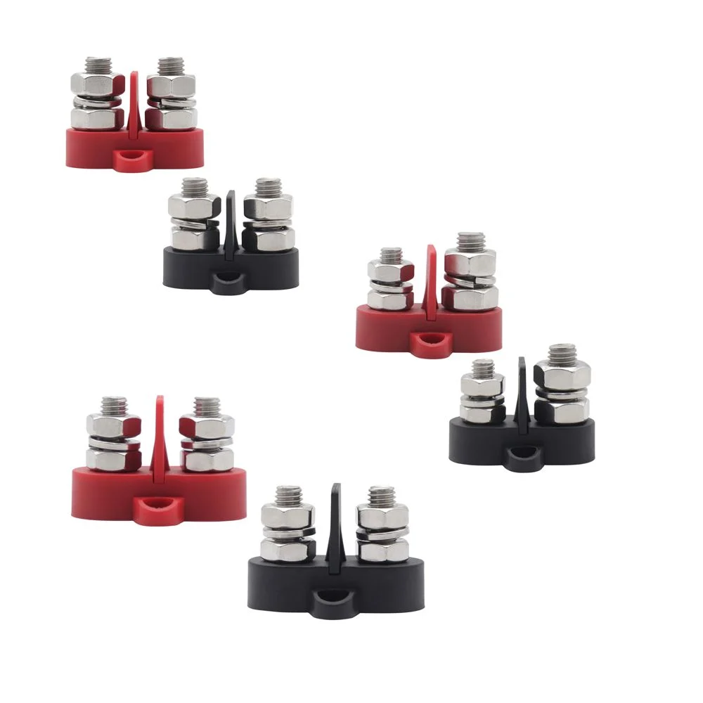 Terminal Studs Set Dual Terminal Stud / 2-way screw terminal with removable insulation p ...