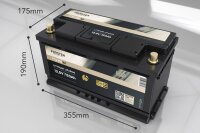 FORSTER 150Ah 12,8V Lithium LiFePO4 Premium Μπαταρία 200A-BMS-2.1 500A Bluetooth Mess-Shunt Ducato Ford PSA 1920Wh IP67