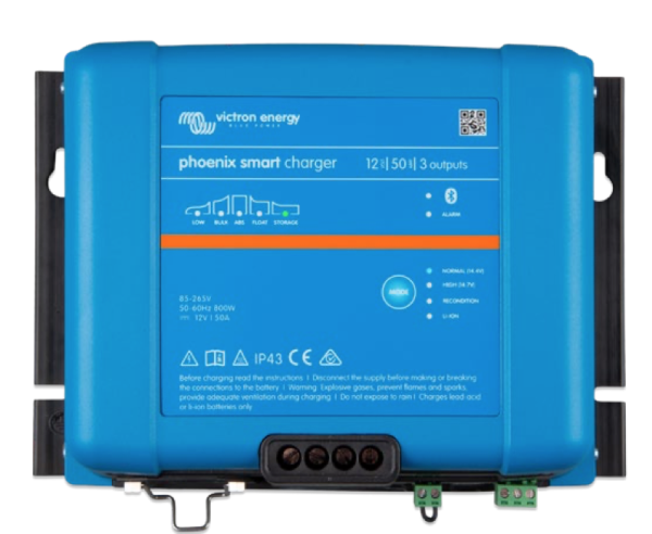 Victron Phoenix Smart IP43 Charger 12/50 (3) 120-240V