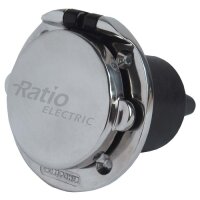 Philippi Edelstahl Einbau-Steckdose MP 16-10