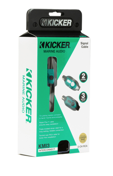 KICKER Marine Audio Series 2K RCA Connection 3m