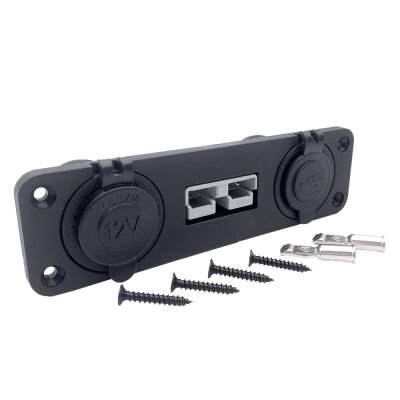 Offgridtec Πλαίσιο Εντοιχισμού Anderson-Stecker - Πρίζα USB - Αναπτήρας Τσιγάρων