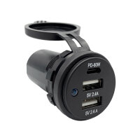 Offgridtec USB Doppelsteckdose USB-A / USB-C 5V