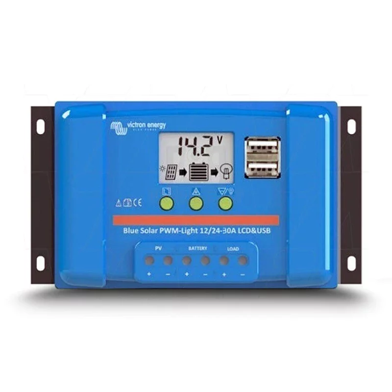 Victron BlueSolar PWM-LCD&USB 12/24V-30A solar controller, 49,90
