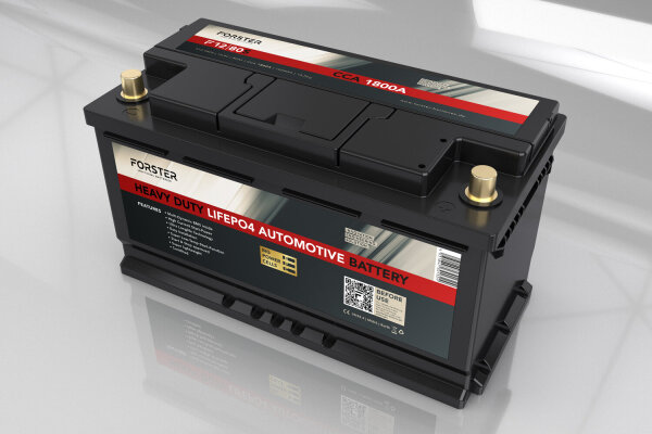FORSTER 110Ah 12.8V LiFePO4 Heavy Duty Automotive Lithium Μπαταρία 2200A 352 x 174 x 190mm ~14,0kg Pb-eq 220Ah