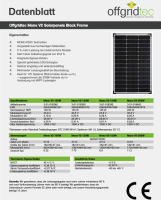 Offgridtec® MONO 200W V2 Solarpanel 30V Black Frame