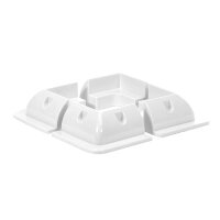 Offgridtec ABS Corner Profile Set White 150x150mm
