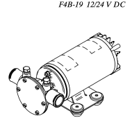 Johnson F4B-19 Αντλία Impeller 24V