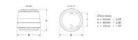 Hella 2SM NaviLED 360 Vollkreis-Navigationslaterne weiß