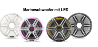 Fusion Apollo LED-Lautsprecher, Sportgrill weiß oder grau, 6,5" -8,8"