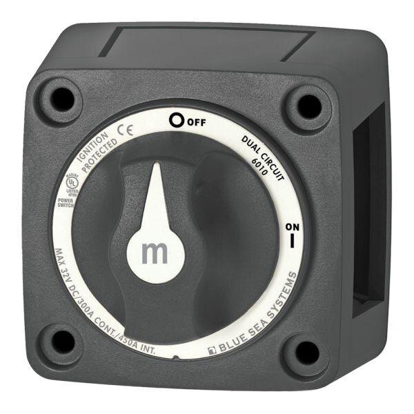 Blue Sea BS6006 300 A Κεντρικός Διακόπτης Μπαταρίας m-Serie Μαύρος