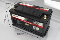 FORSTER 25,6V | 70Ah | LiFePO4 | Heavy Duty Automotive Μπαταρία Λιθίου | 1150A | 355 x 176 x 190mm | ~13,5kg | Pb-eq 140Ah