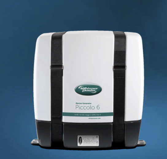 WhisperPower diesel generator, adjustable speed, floating-ground, Genverter Piccolo 6 kVA