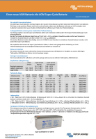 Victron AGM 12V 25Ah Super Cycle Batterie M5
