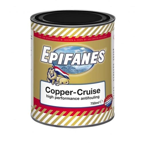 Epifanes Copper-Cruise 0,75l/2,5l/5l in rotbraun, rot, schwarz, hellblau, dunkelblau, gebrochen weiß
